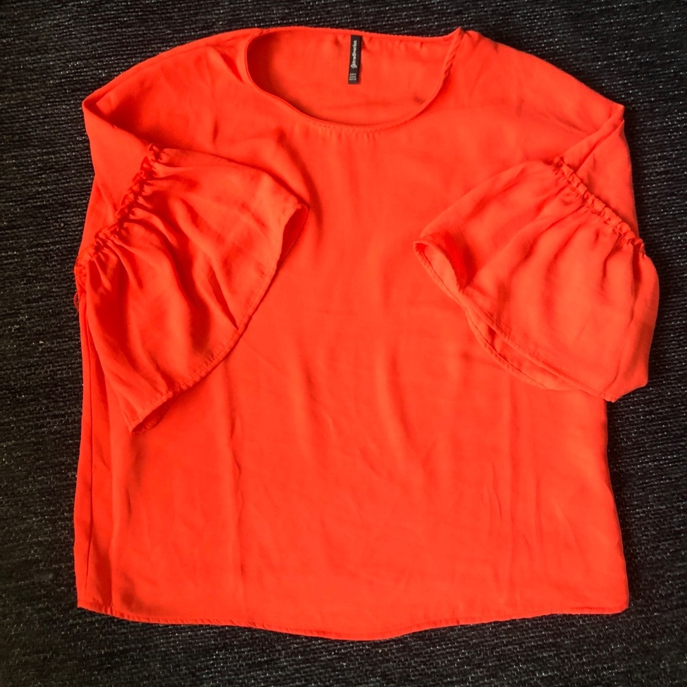 Stradivarius Orange Blouse